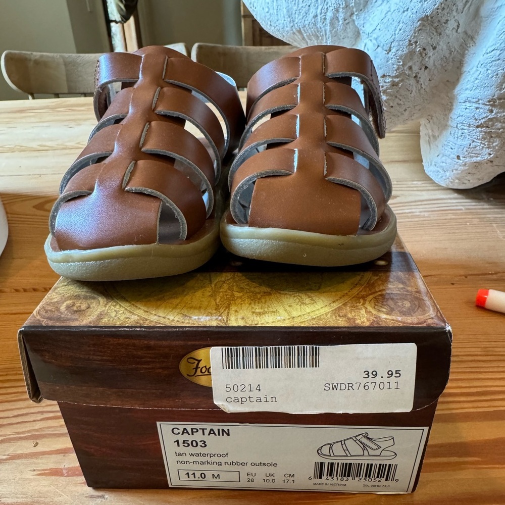 FootMates Tan Kids Sandals